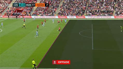 man u vs coventry offside goal